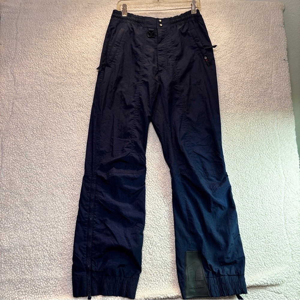 Vintage 90s Couloir Entrant Supersoft Nylon Ski Snow Pants Hong Kong 32 CCS